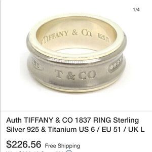 Tiffany ring.